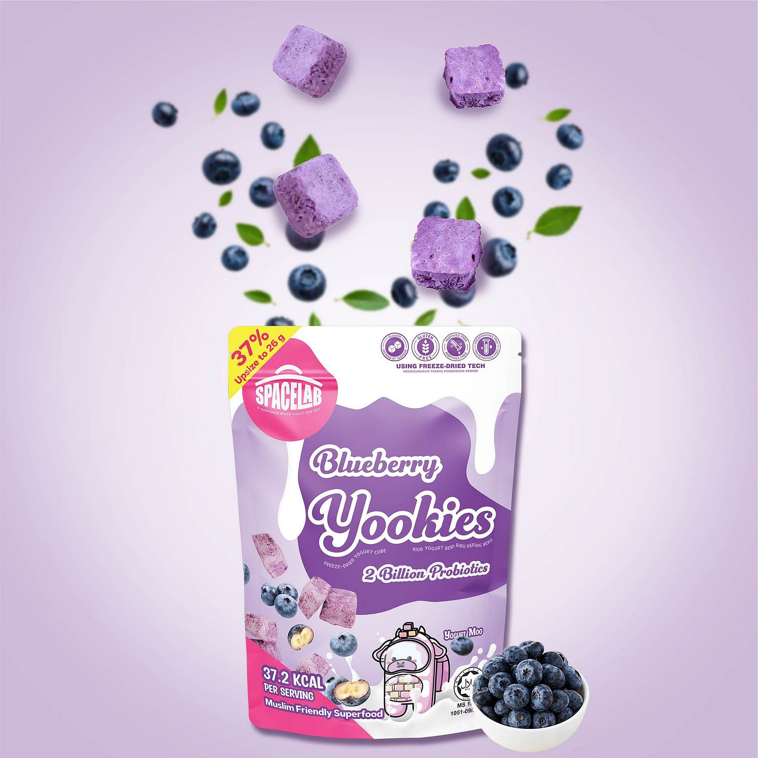 SPACELAB YOOKIES - BLUEBERRY 1 each