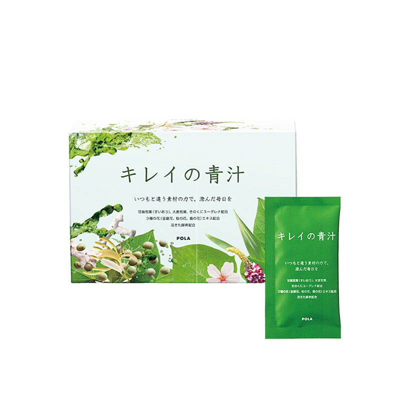POLA Kirei no Aojiru Powdered Green Juice 30 pcs 1 ส่วน