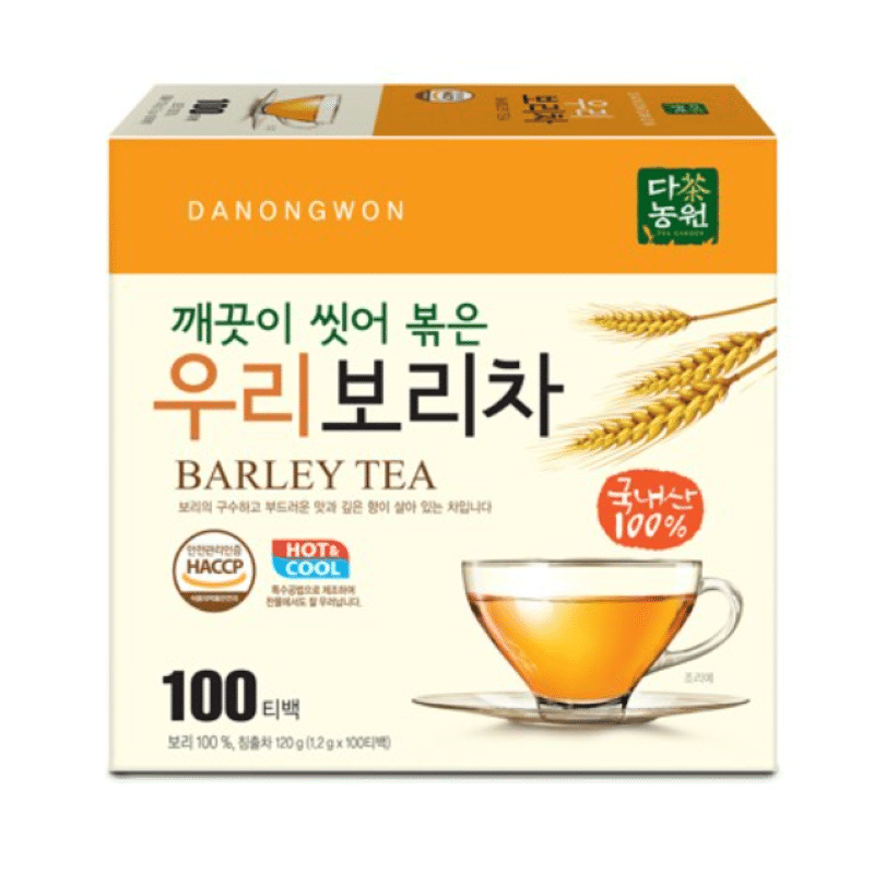 [Korea Direct] Wash and stir-fry barley tea, 1.2g, 100 tea bags 120 g