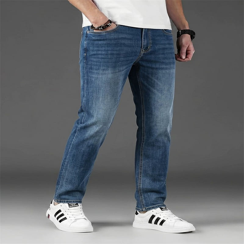 Men's slim-fit straight-leg jeans, size 33#, 1 pie 1 box