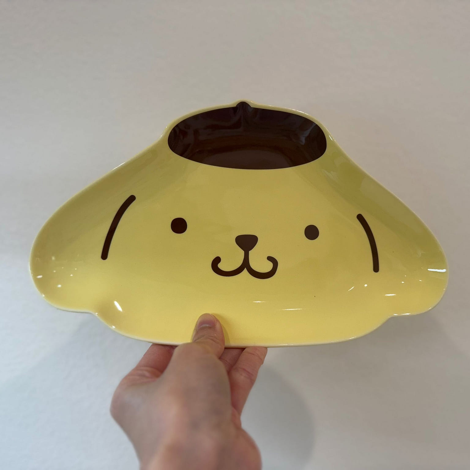 Sanrio Pompompurin卡通人物陶瓷盘 1 个