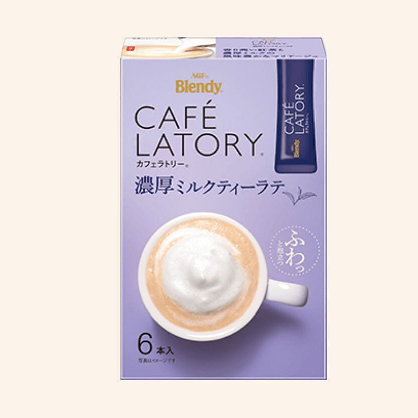 AGF Cafe Latory Milk Tea Latte 1 케이스
