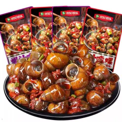Yincheng Xiangwei Sauce Snail 28g*10 packs of cooked food [Spicy Flavor] Snail M 280 g