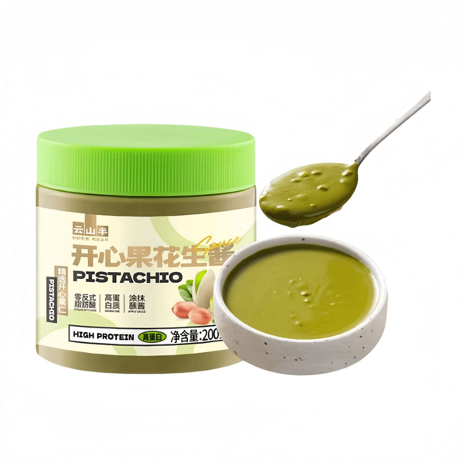 Pistachio Peanut Butter 200g 1 jar 200 g