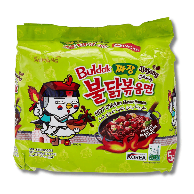 Samyang Buldak 라면 불닭짜장맛 5팩 1 개