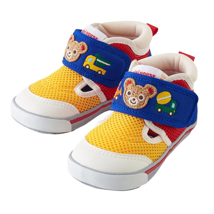 MIKIHOUSE Mesh Toddler Sandals Color Block 14cm 1 each