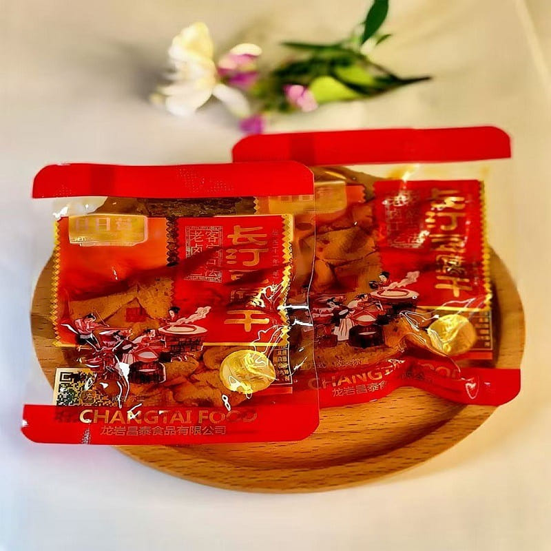Changting dried bean curd is spicy and spicy 450g. 1 ส่วน
