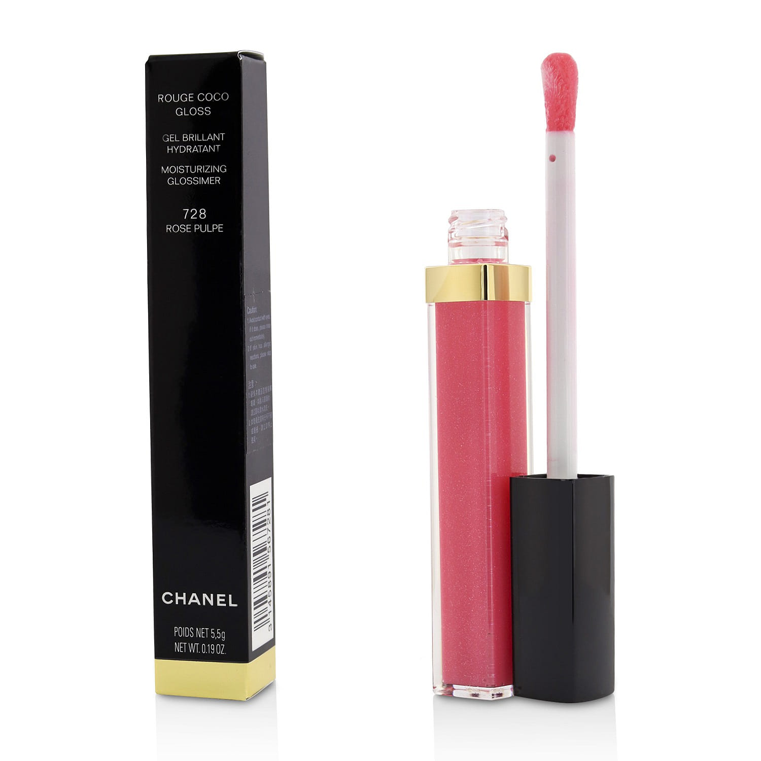 Chanel Coco Miss Lip Gloss 728 Rose Pulpe 5.5g/0.19oz 5.5 그램