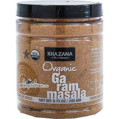 Khazana Organic Garam Masala, 8.75 oz jar 8.75 온스