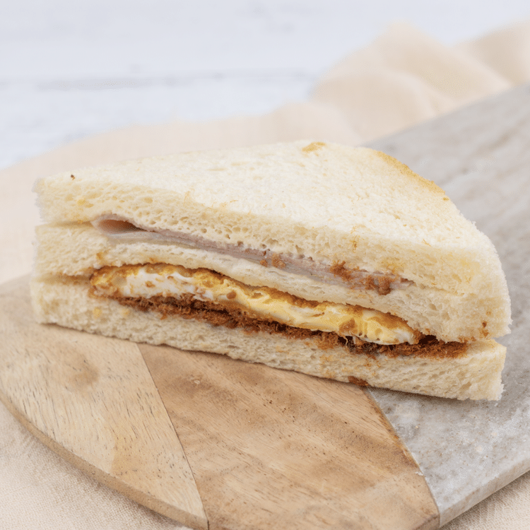 Pork Floss, Ham, and Egg Sandwich count