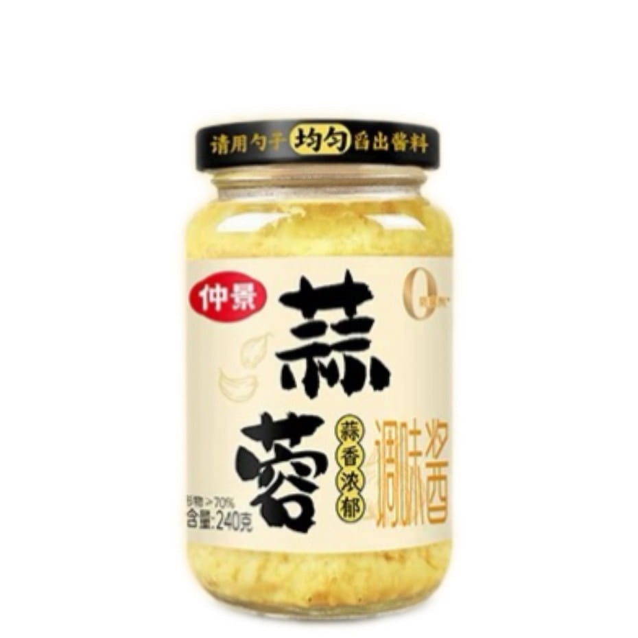 Zhongjing Fresh Garlic Sauce 240g*1 Bottle 240 g