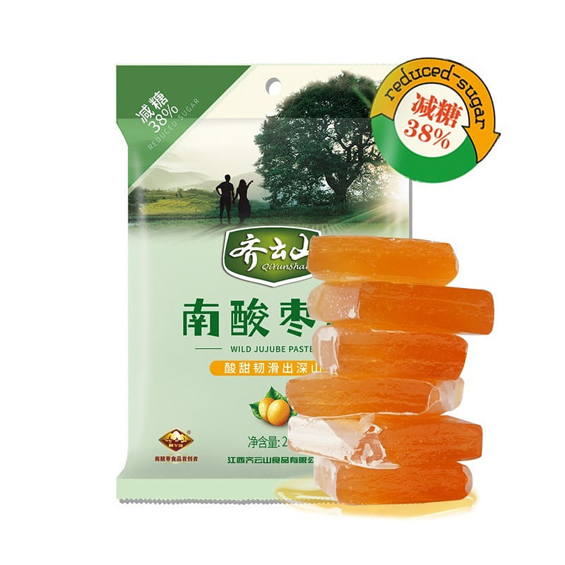 Mount Qiyun sugar-reduced southern sour jujube cake 208g jujube cake 208 g