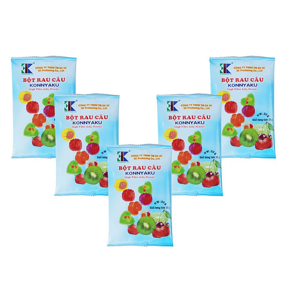 weee_instant_[3K] Instant Konnyaku Jelly Dessert Powder 22g x5 5 count