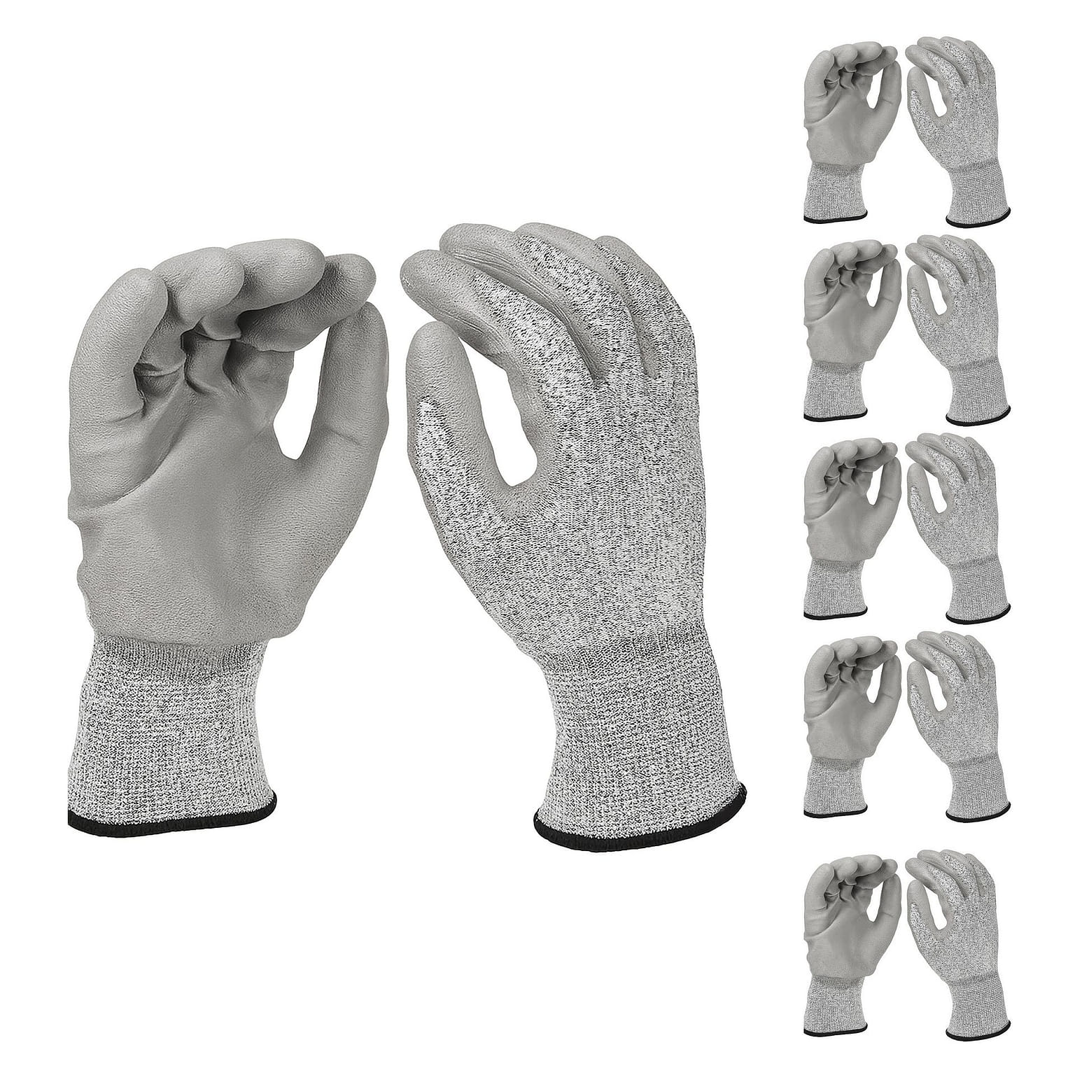 Black Melange HPPE Blended Glove XL 5 count
