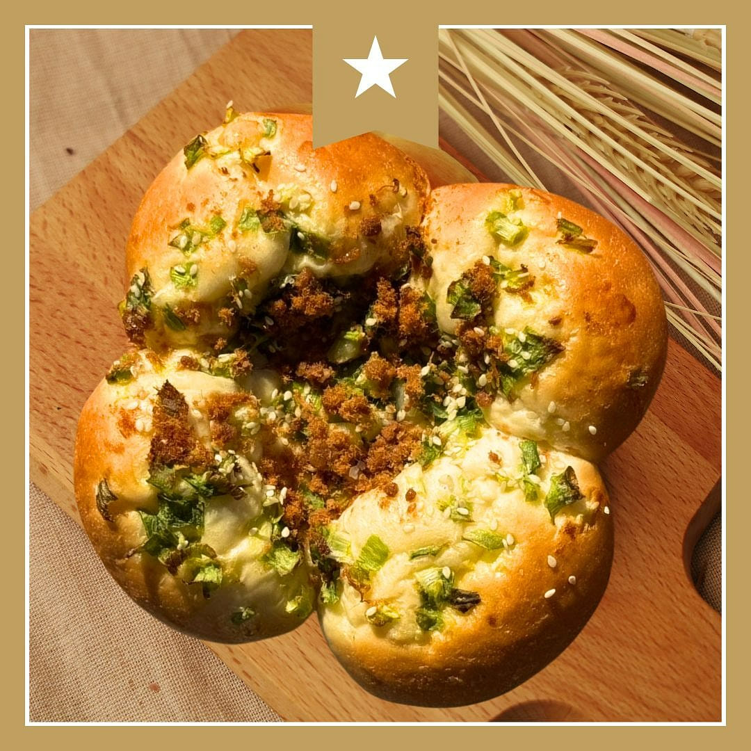 Sunmerry - Green Onion Shredded Pork Bun 3.5oz 1 each