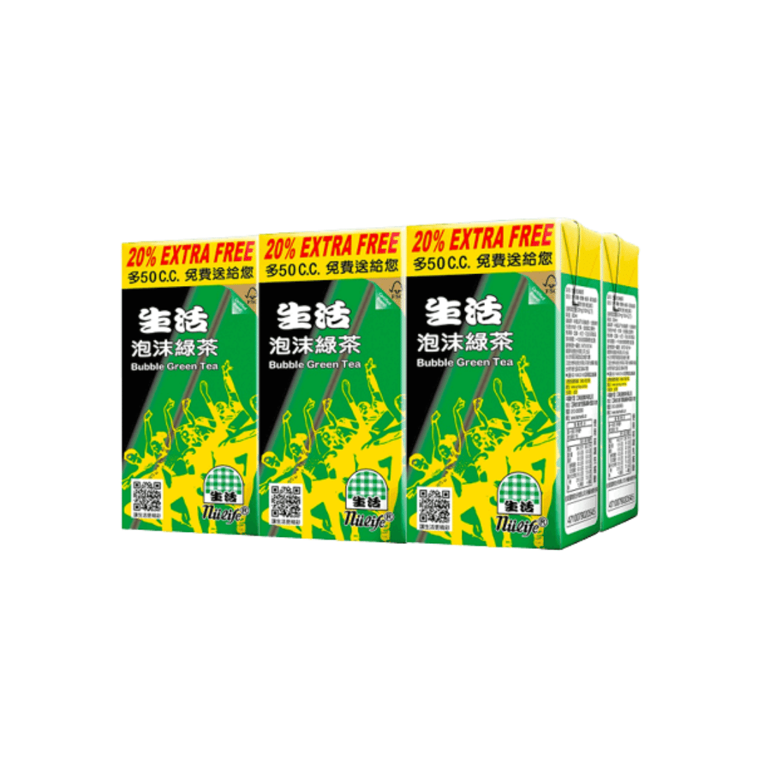 Nulife - Bubble Green Tea -6pcs 300 밀리리터