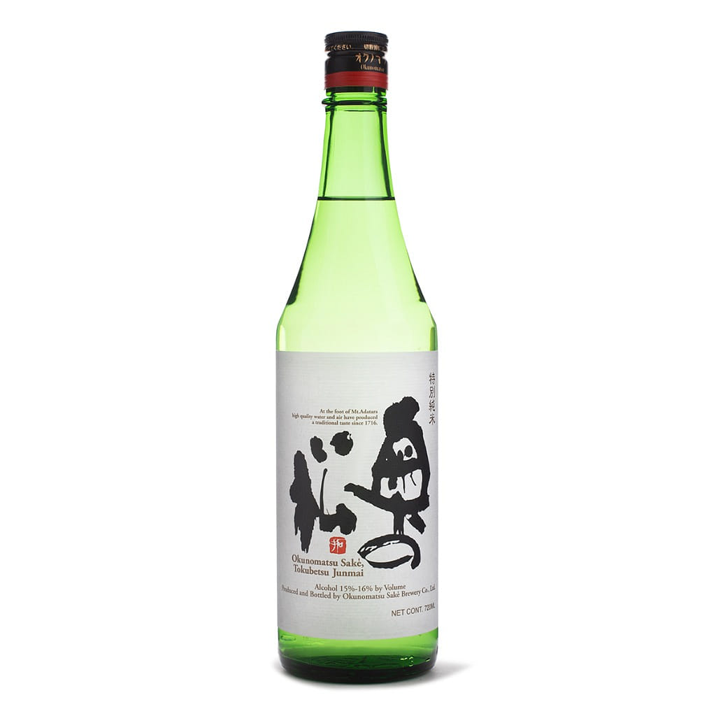 Okunomatsu Tokubetsu Sake 720ml 1 bottle