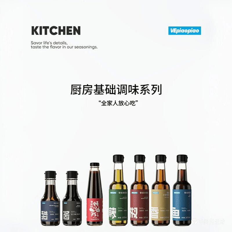 VEpiaopiao Seasoning Sesame Oil 205ml 205 ml