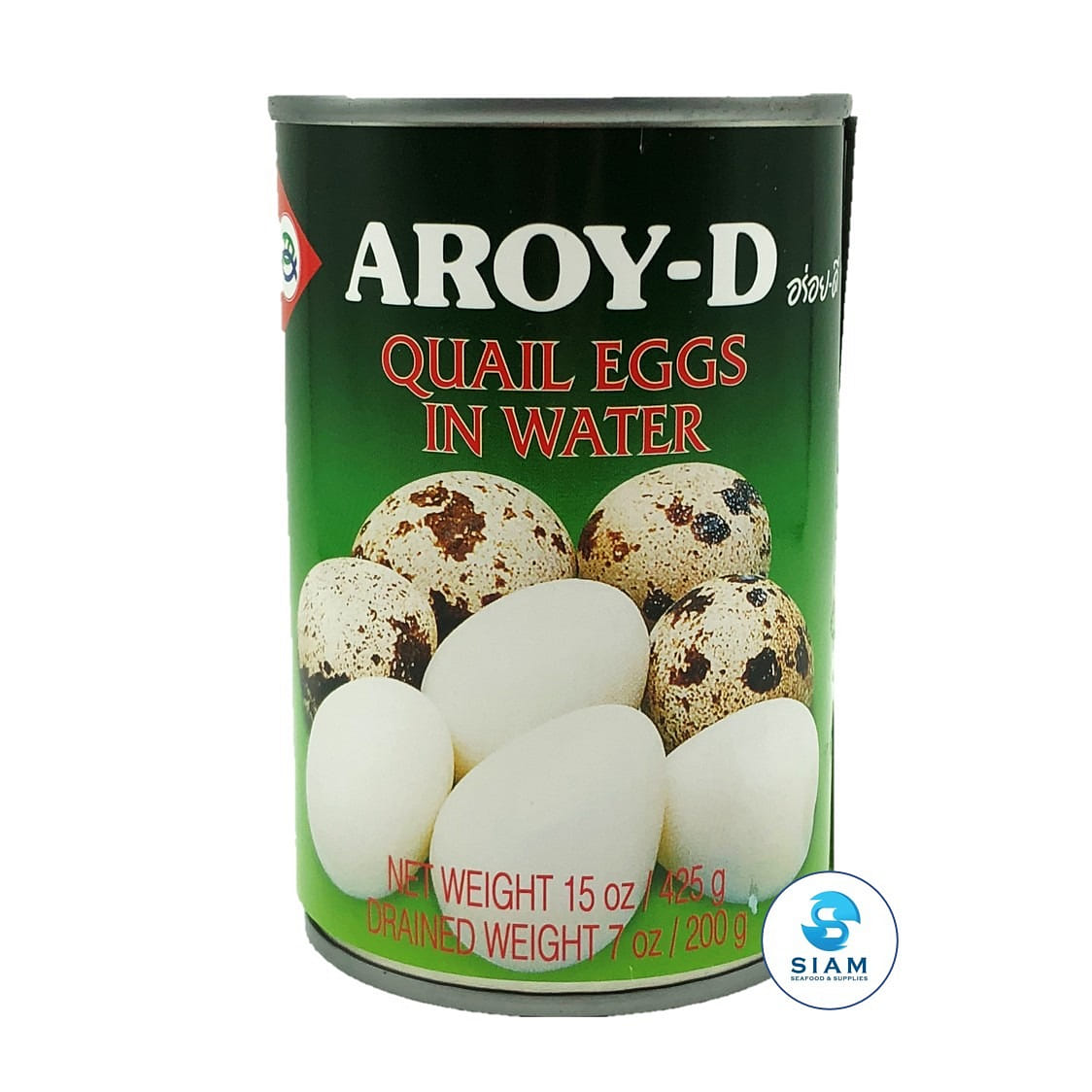 Aroy-D Quail Eggs in Water (Drain Wt 7 oz) 15 온스