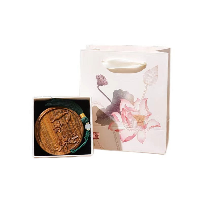 Chinese Style Sandalwood Comb Teachers' Day Gift -Lotus Sandalwood Mirror 1 個