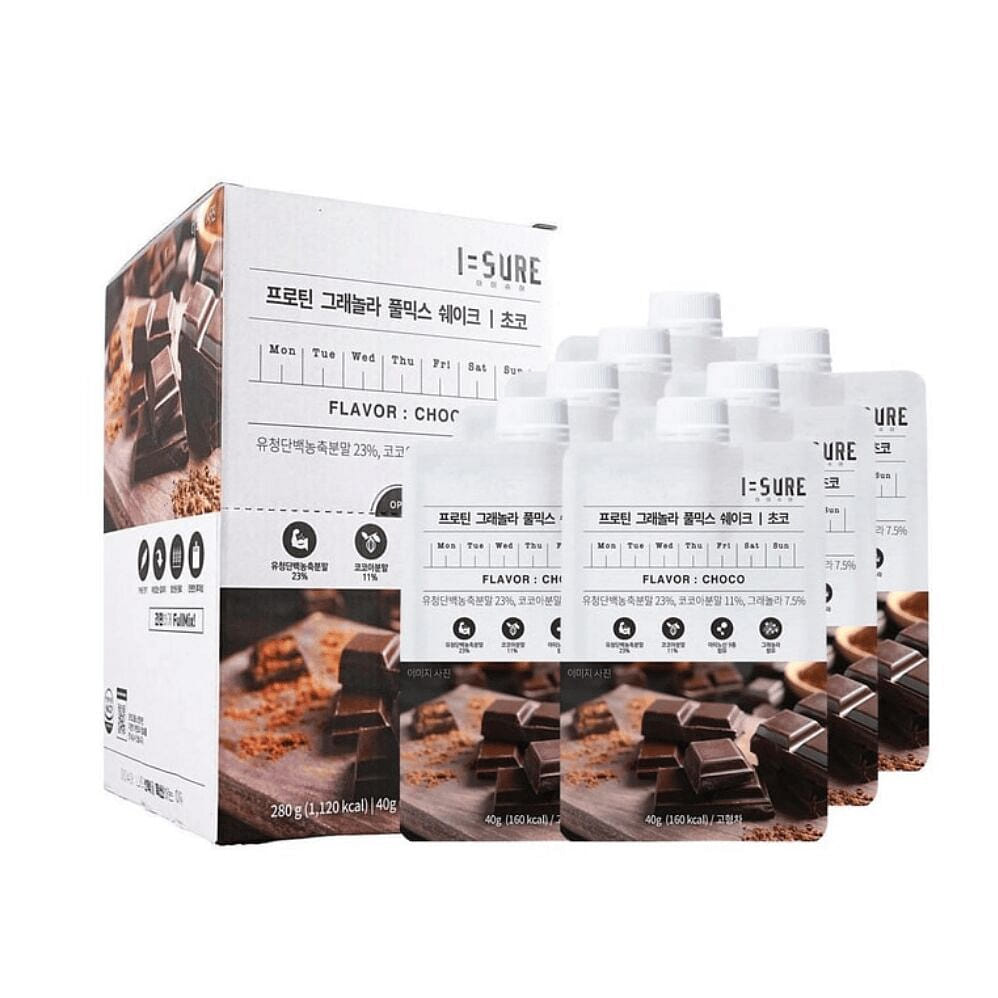 I Sure Granola Fullmix Shake Choco 7Pcs 280g 1 케이스