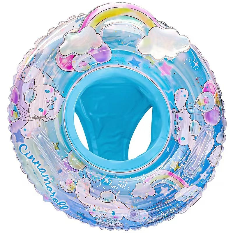 Sanrio Inflatable Pvc Swimming Ring For Kids Sequin Pedest-Cinnamoroll(Ages 2-4) 1 個