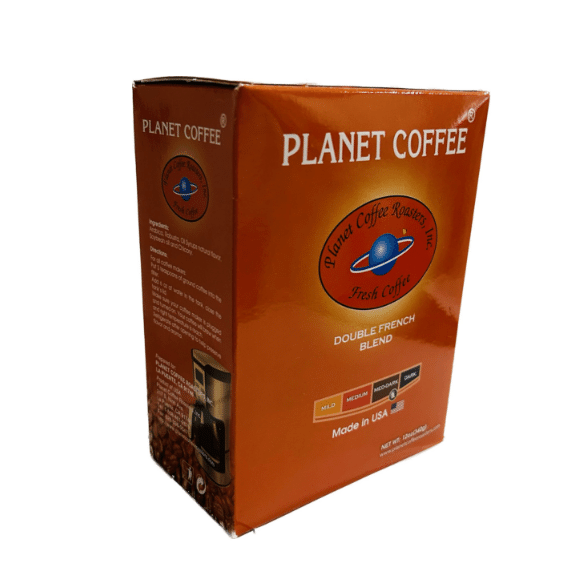 Planet Coffee Double French Blend 12 온스
