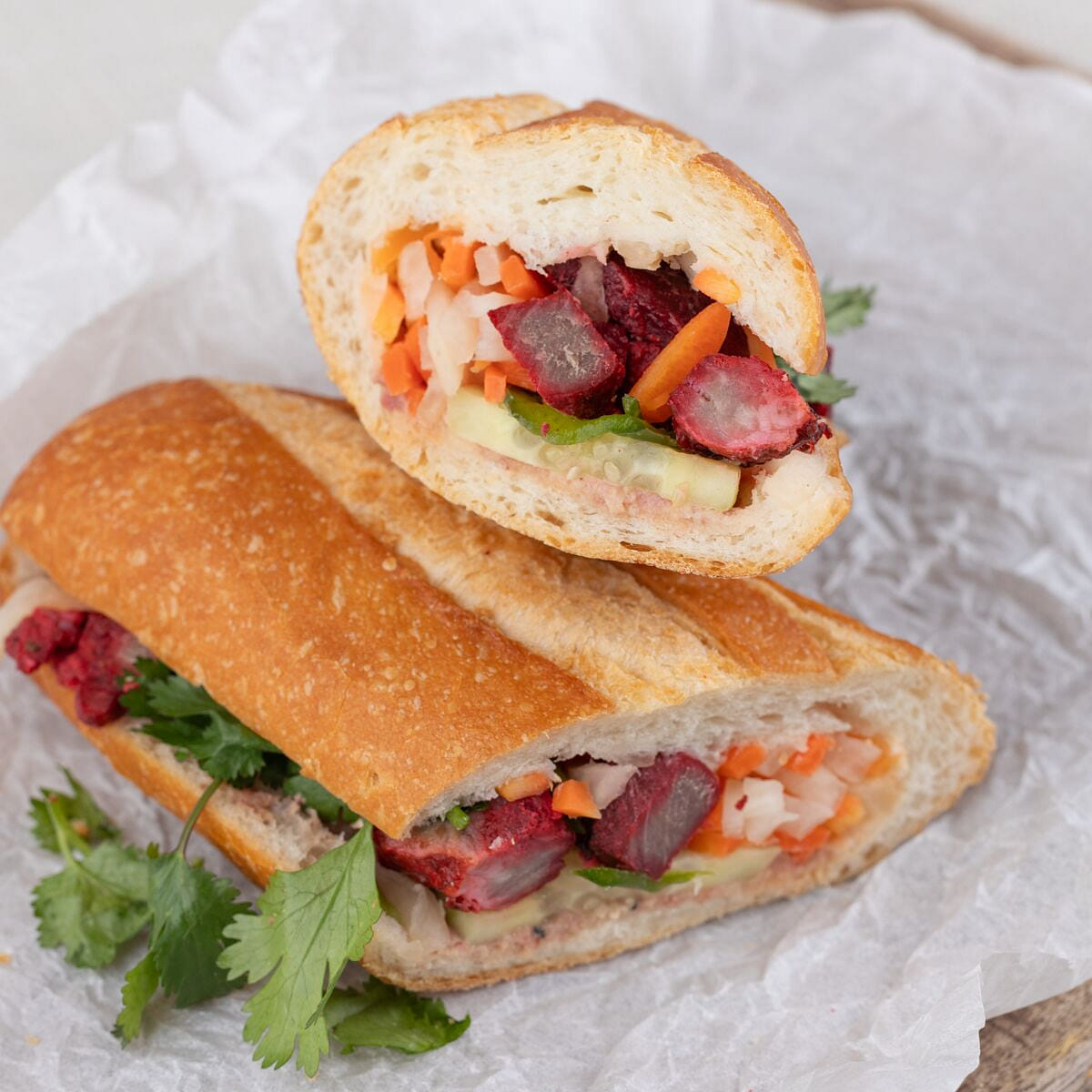 Char Siu Banh Mi Sandiwich 10 inches 1 개