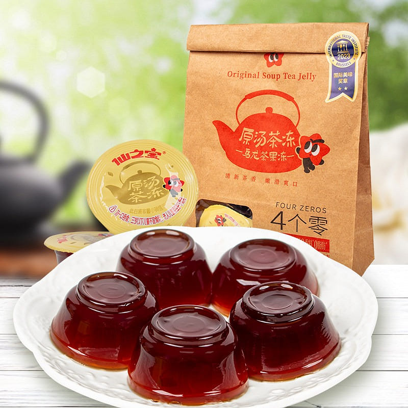 Oolong tea with jasmine tea - two flavors of jelly 640 g