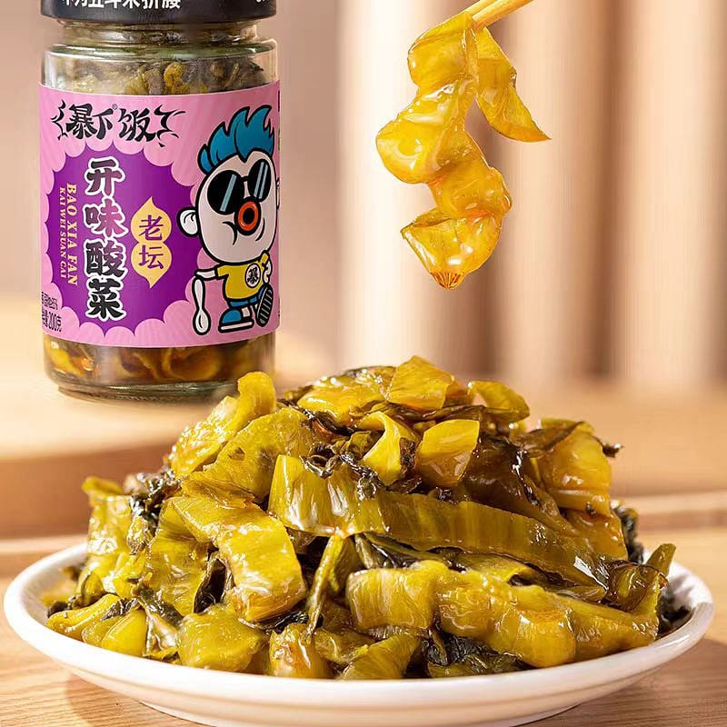 【吉香居】老壇開胃酸菜 暴下飯 暴有料 拌飯料調味料 拌麪醬 200g*1罐 200 克