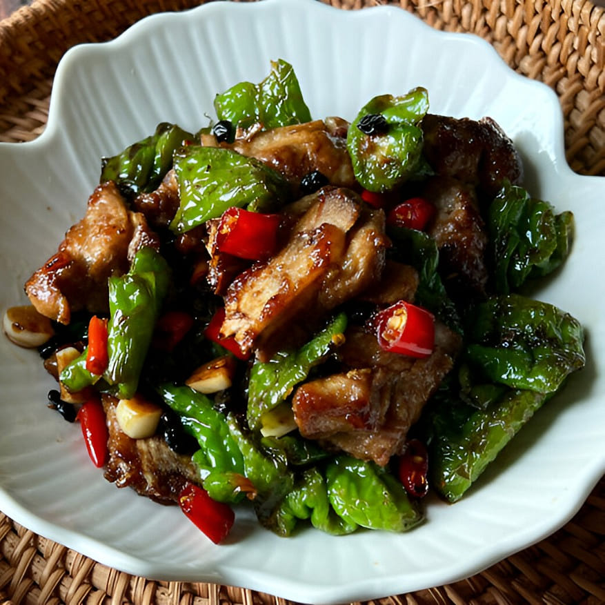 Wok-Fried Pork Ribs with Mashed Chili Peppers 400g 1 개