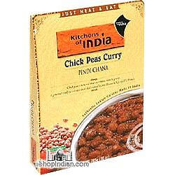 Kitchens of India Pindi Chana - Chick Peas Curry (Ready-to-Eat), 10 oz box 10 ออนซ์