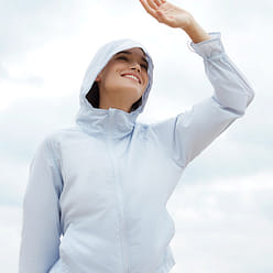 우브라스 가볍고 휴대가 간편한 자외선 차단 재킷 후드 자외선 차단 코트 - 부예백-S 50 그램