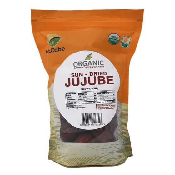 weee_dried_McCabe Organic Sun-Dried Jujube, 130g | No Sugar | No Steamed | Boiling for Tea 130 g