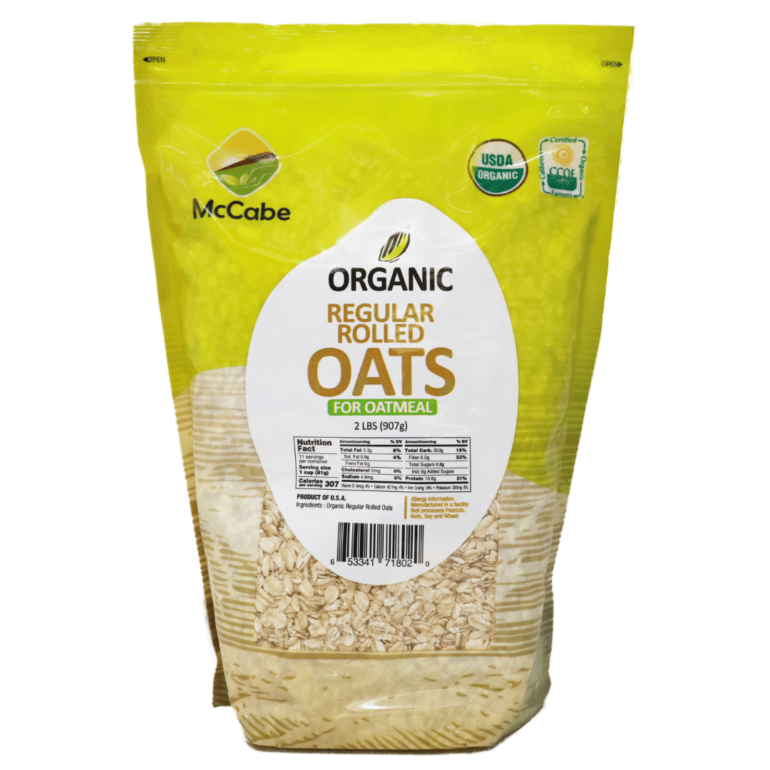 McCabe Organic Regular Rolled Oats, 2-Pound, USDA Certified Organic, CCOF Organi 2 파운드