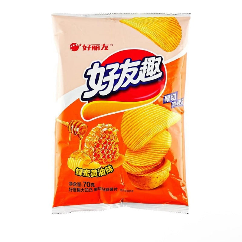 Thick-Cut Potato Chips Honey Butter Flavor 70 g