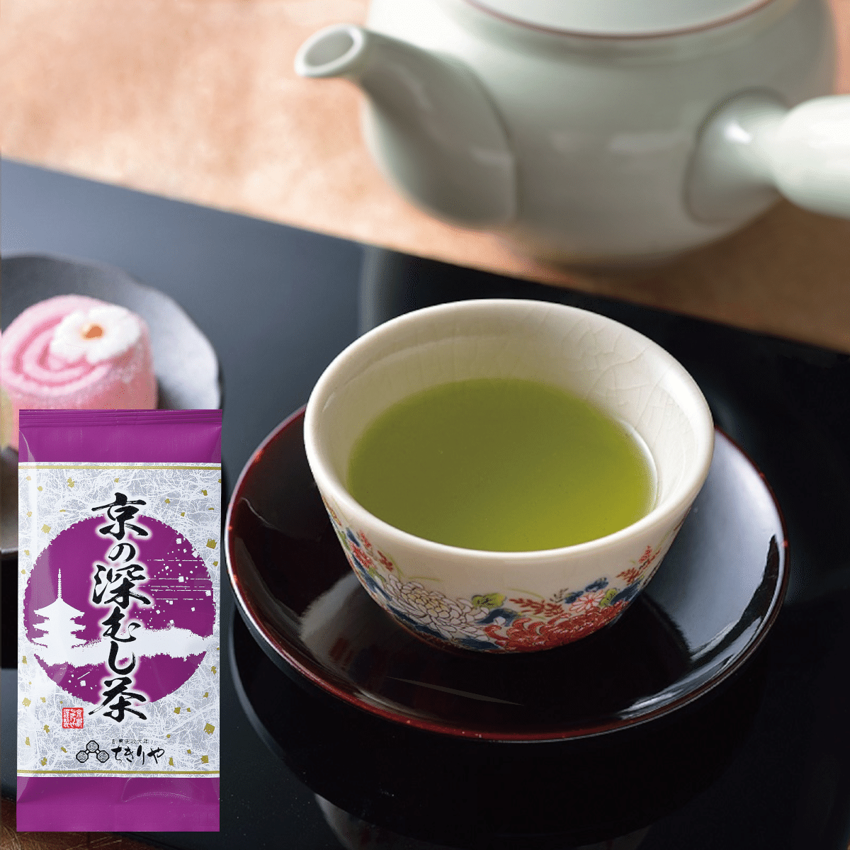 Chikiriya - Kyoto Fukamushi Sencha (Deep-steamed Japanese Green Tea) 2.82oz 1 ส่วน