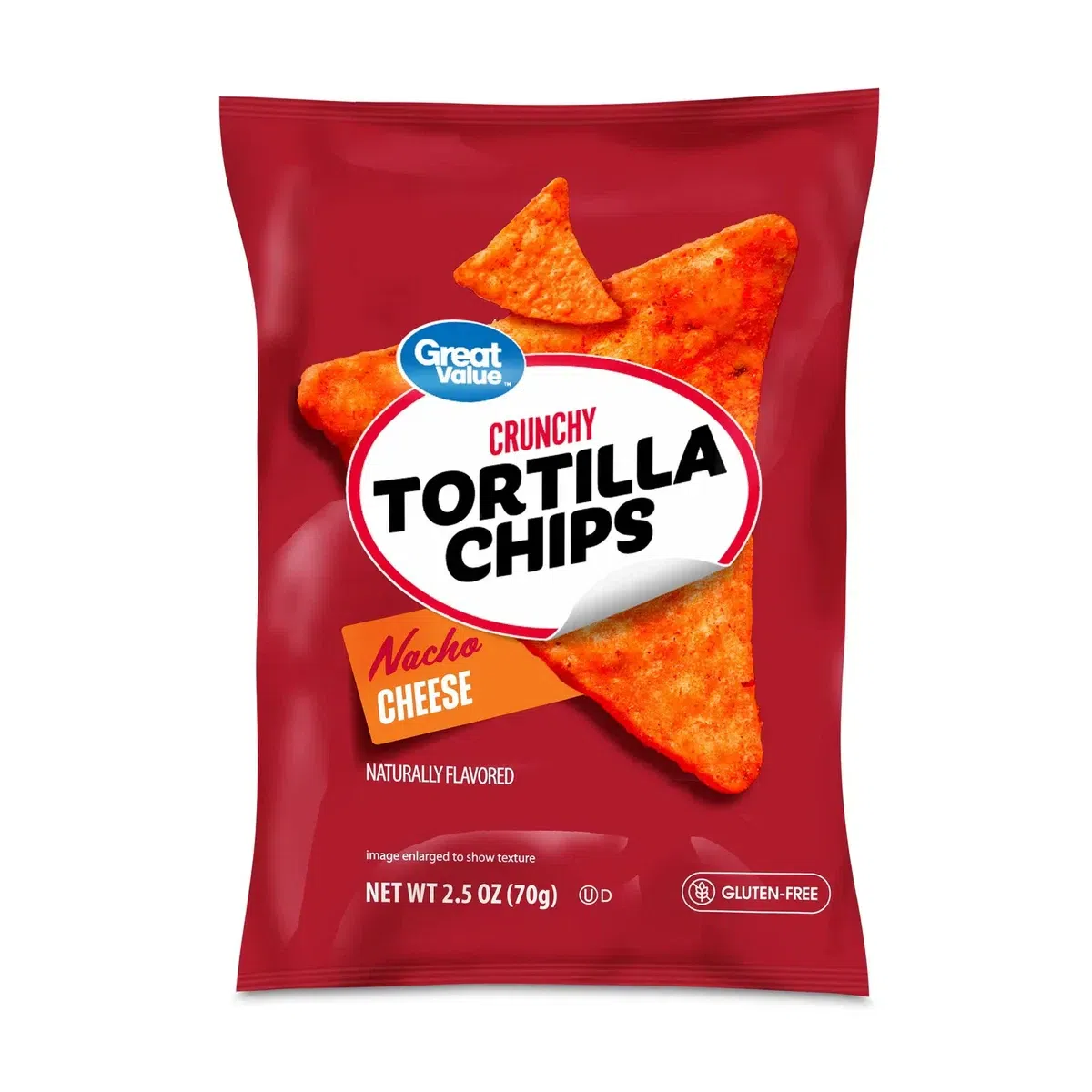 Nacho Cheese Tortilla Chips 2.5 Oz Bag 1 each