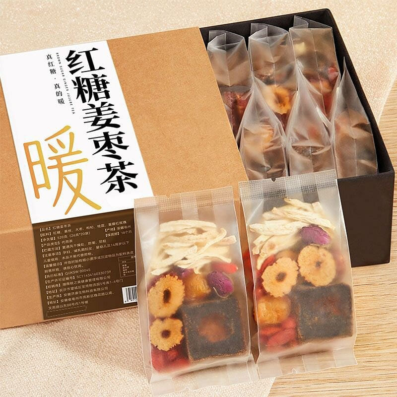 Brown Sugar, Ginger, and Jujube Herbal Tea Blend 1 box