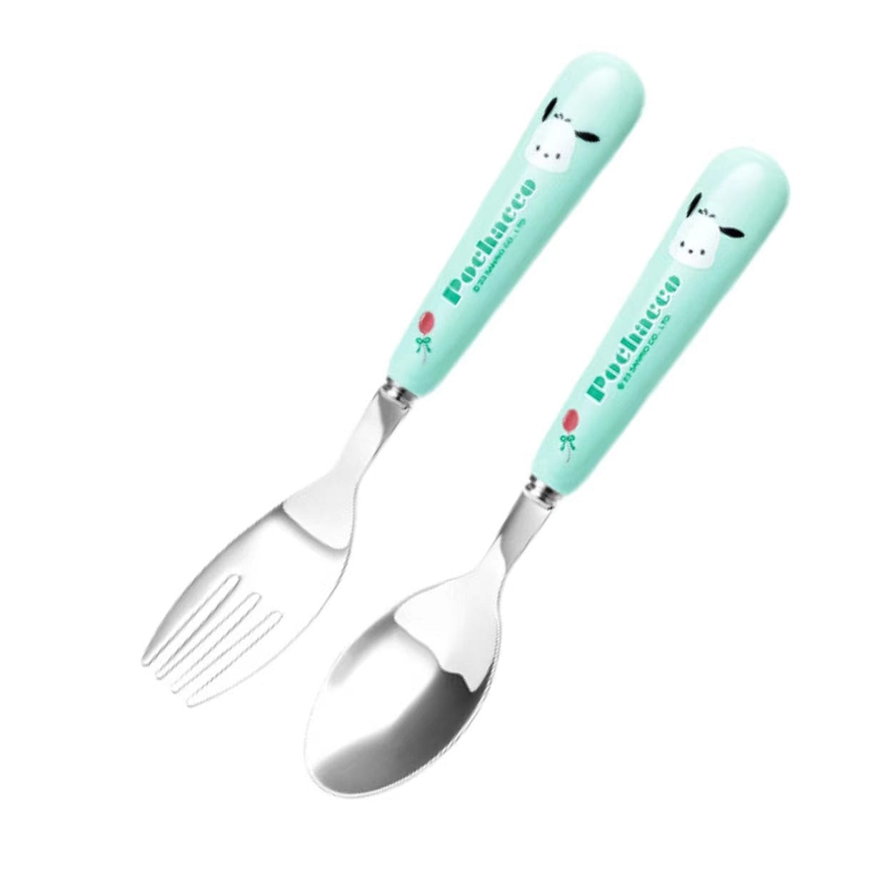 Sanrio Children's Spoon Set Stainless Steel Ceramic Spoon-Pachacco 1 Set 1 개