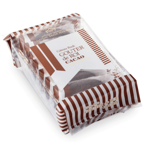 weee_snack_GATEAU FESTA HARADA Gouter De Roi Cacao Flavor Rusk 16 pcs 1 each