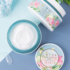지고트 연꽃 플라워 모이스처 크림 100 밀리리터