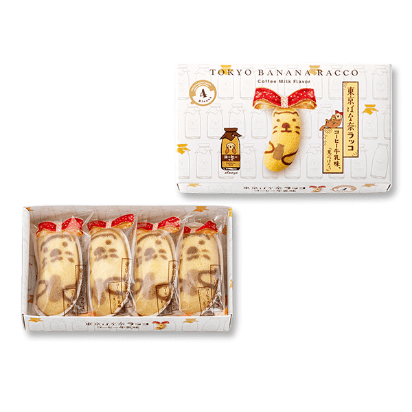 TOKYO BANANA Coffee Milk Flavor 4pcs/ 1 box