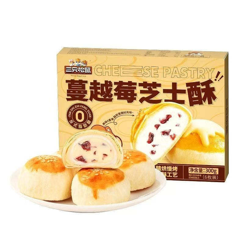 Three Squirrels Cranberry Cheesecake 300 g