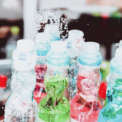 Tomomasu White Peach Hakuto Marble Ramune Soda 6.76 fl.oz