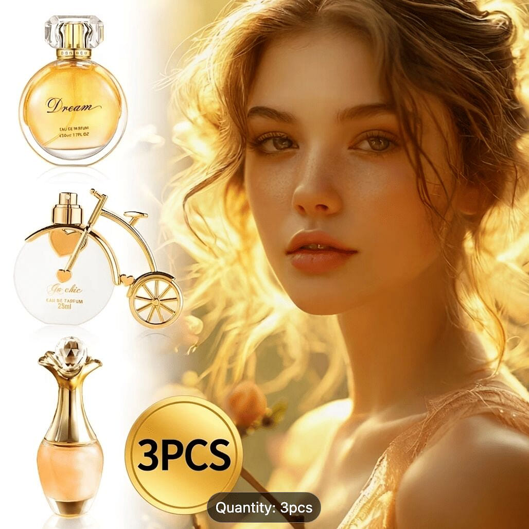A Set of 1 or 3 Women's Perfumes Featuring Elegant 1 pack
