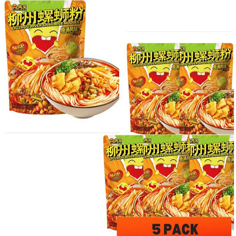 Choubao Snail Rice Noodles (Original)360g*5packs 360 g
