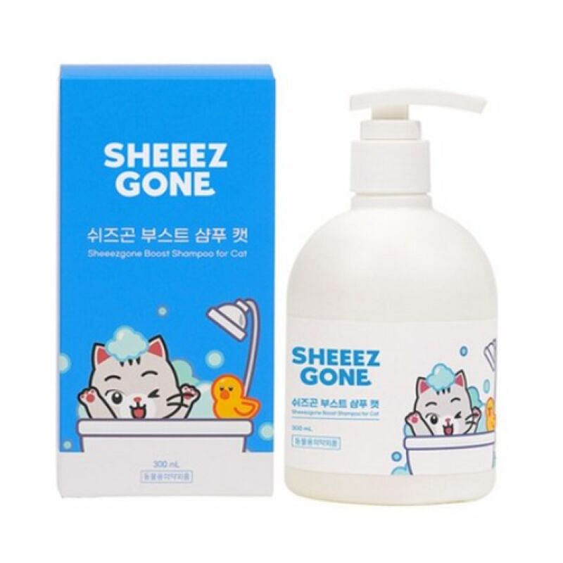 [한국 직배송] 쉬즈곤 부스트 캣 저자극 애플블라썸 향 고양이 샴푸 300ml, 1개 300 밀리리터