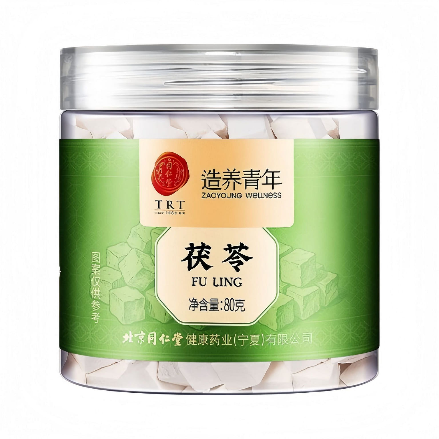 Tongrentang Healthy Poria 80g*1 Jar 80 g