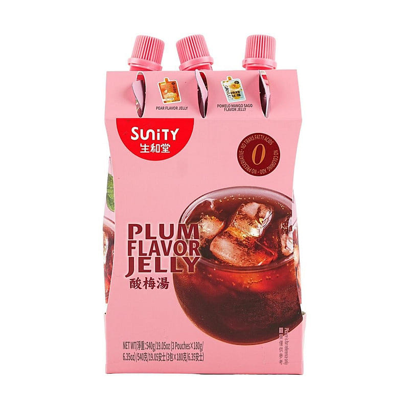Sunity Plum Flavor Jelly 180g 3 개입